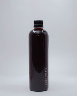 500ml bv with screw cap for juice and beverages