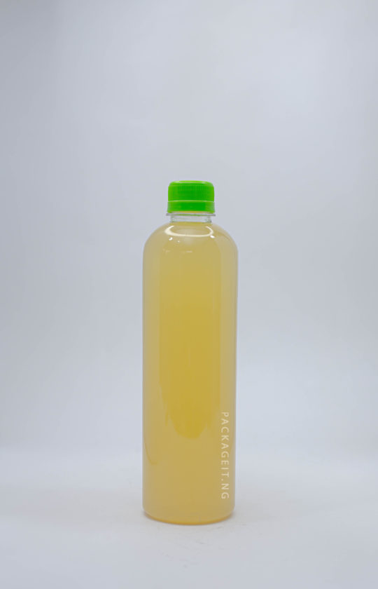 500ml bv with screw cap for juice and beverages
