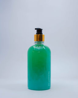 500ml jasmine with metallic pump cap for soap and cosmetics