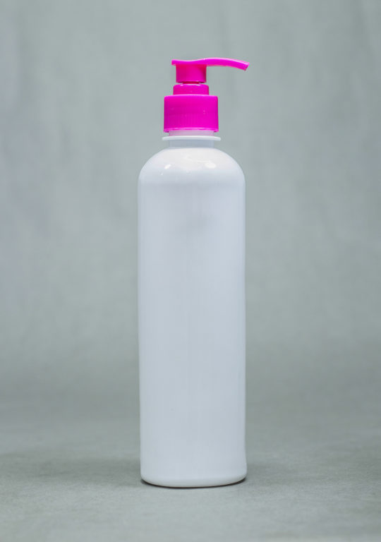 250ml opaque Plastic Bottle with Pump Cap