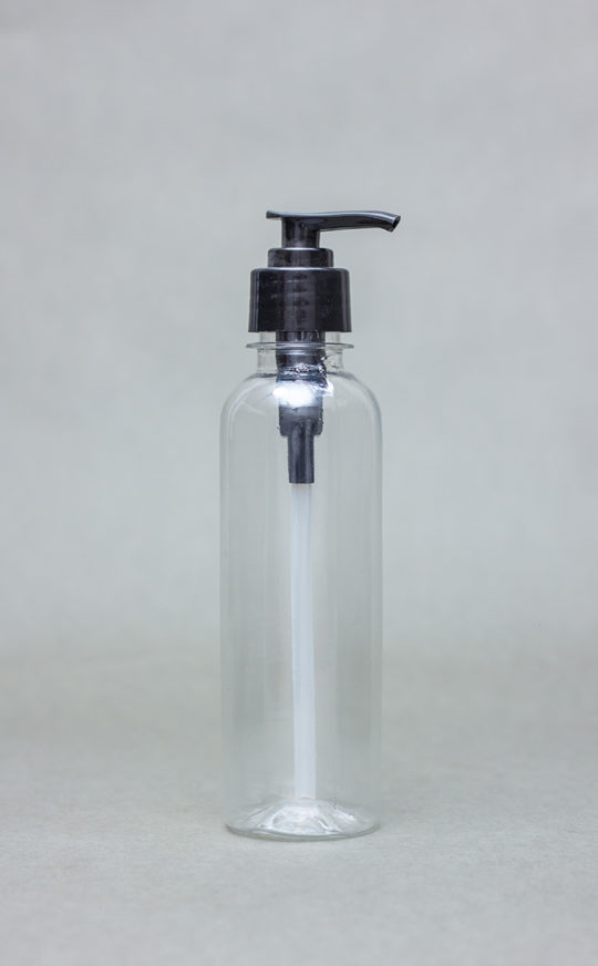 250ml Transparent Plastic Bottle BV With Pump Cap