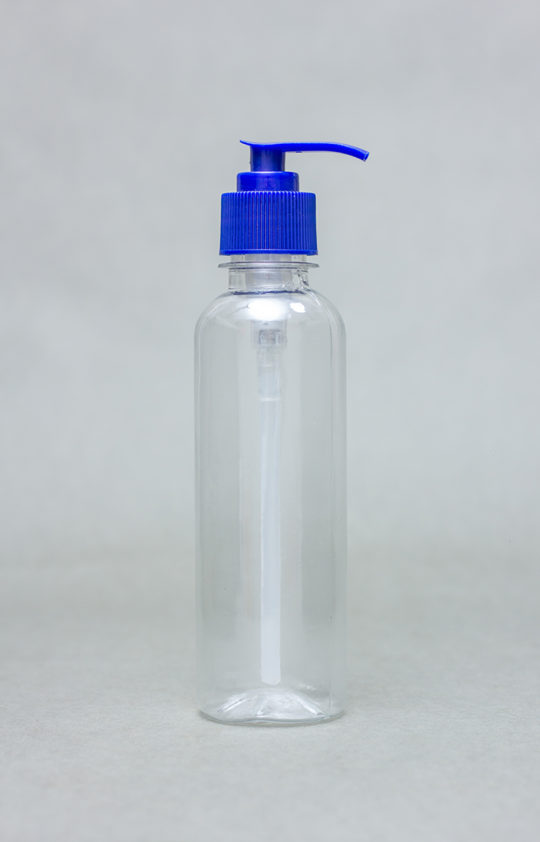 250ml Transparent Plastic Bottle BV With Pump Cap