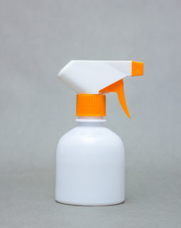 250ml opaque Plastic Bottle JASMIN with Spray Gun