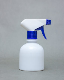 250ml opaque Plastic Bottle JASMIN with Spray Gun