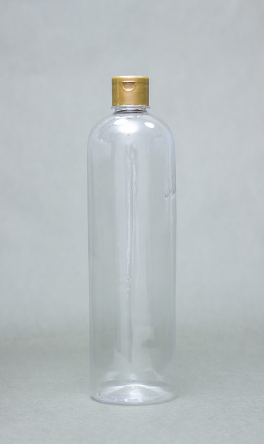 1L transparent Plastic Bottle JASMIN with Flip Cap