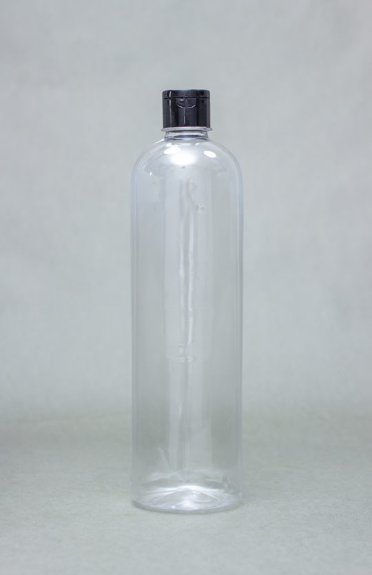 1L transparent Plastic Bottle JASMIN with Flip Cap