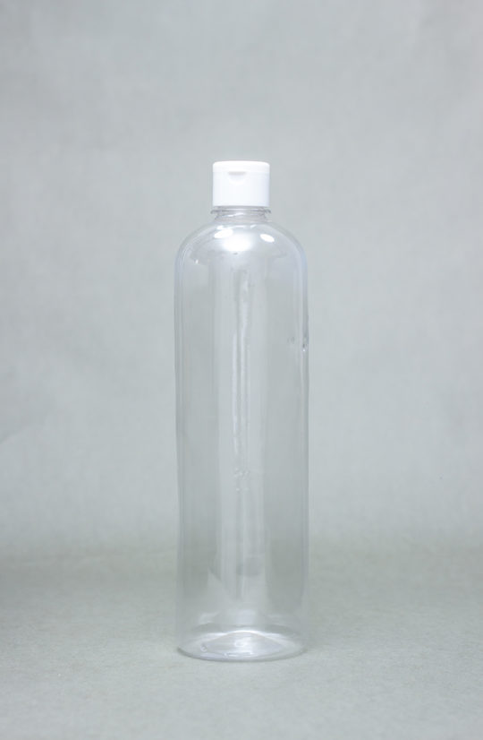 1L transparent Plastic Bottle JASMIN with Flip Cap