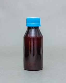 100ml Amber Plastic Bottle With Screw Cap