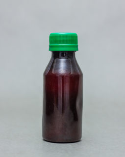 100ml Amber Plastic Bottle With Screw Cap