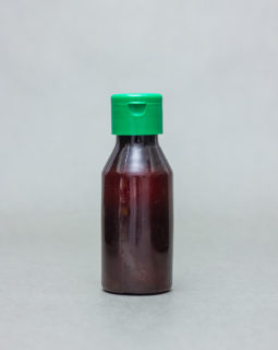 100ml Amber Plastic Bottle With Flip Cap