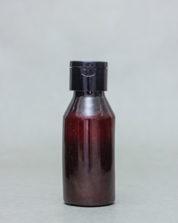 100ml Amber Plastic Bottle With Flip Cap