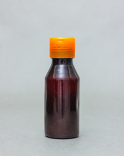 100ml Amber Plastic Bottle With Flip Cap