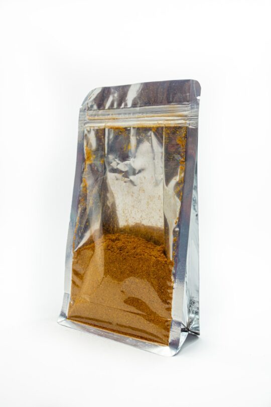 1- side silver foil gusset bag