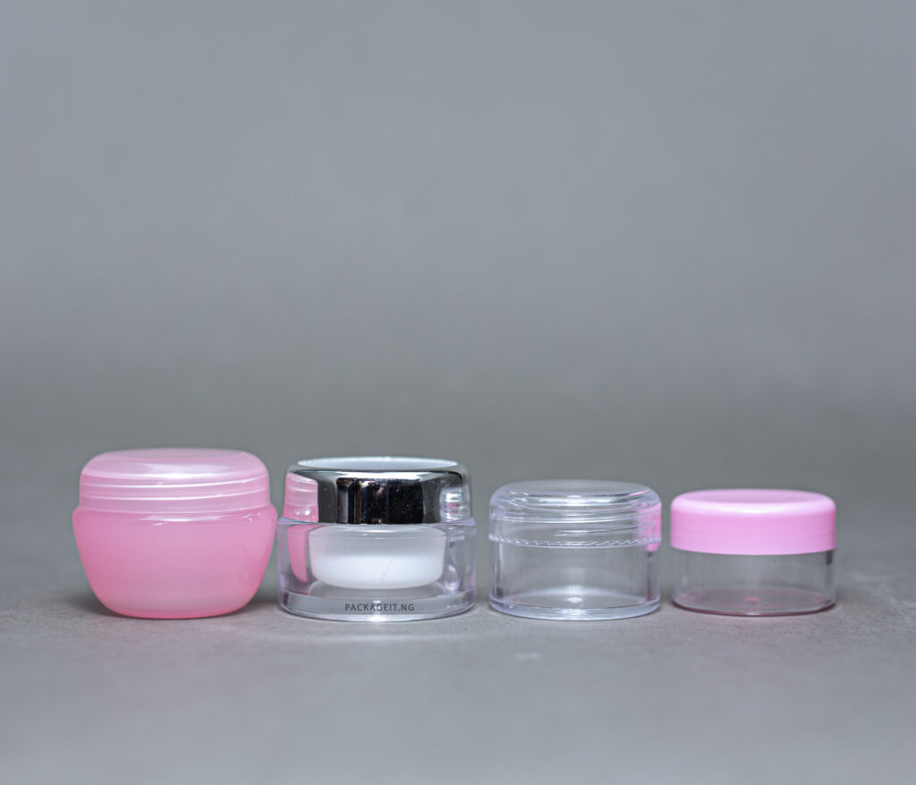 20 ml Lip Balm Transparent Jar for lip bal and skincare packaging